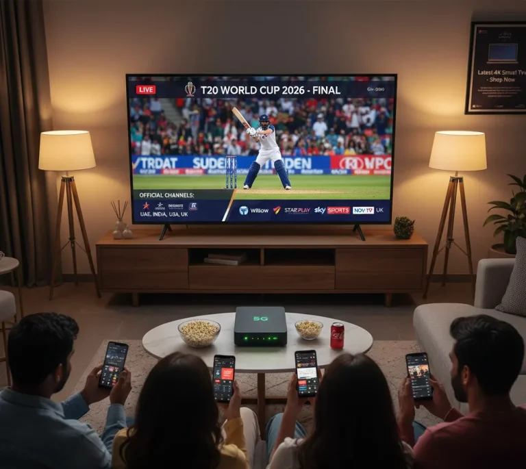 T20 World Cup 2026: Official TV Channels &  Guide for UAE, India, USA, and UK